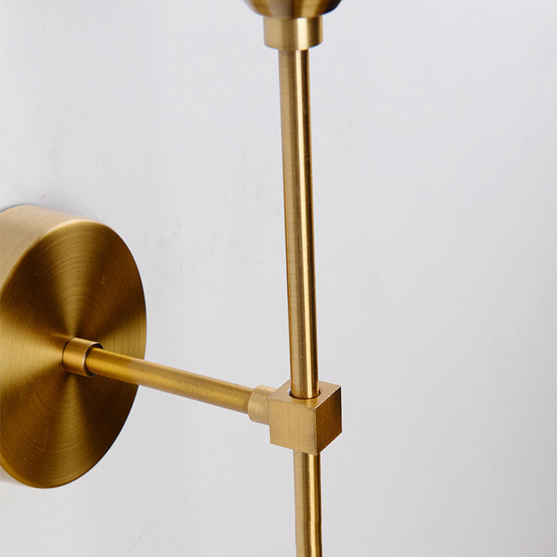 Glass Ball Wall Mounted Lamps Modern Style 1 Light Wall Lighting Fixtures