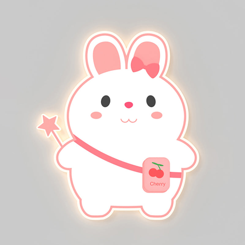 Stile per bambini a forma unica muro di metallo 1 luce da parete leggera luce