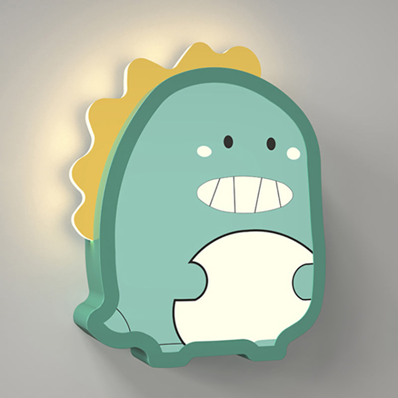 Stile per bambini a forma unica muro di metallo 1 luce da parete leggera luce