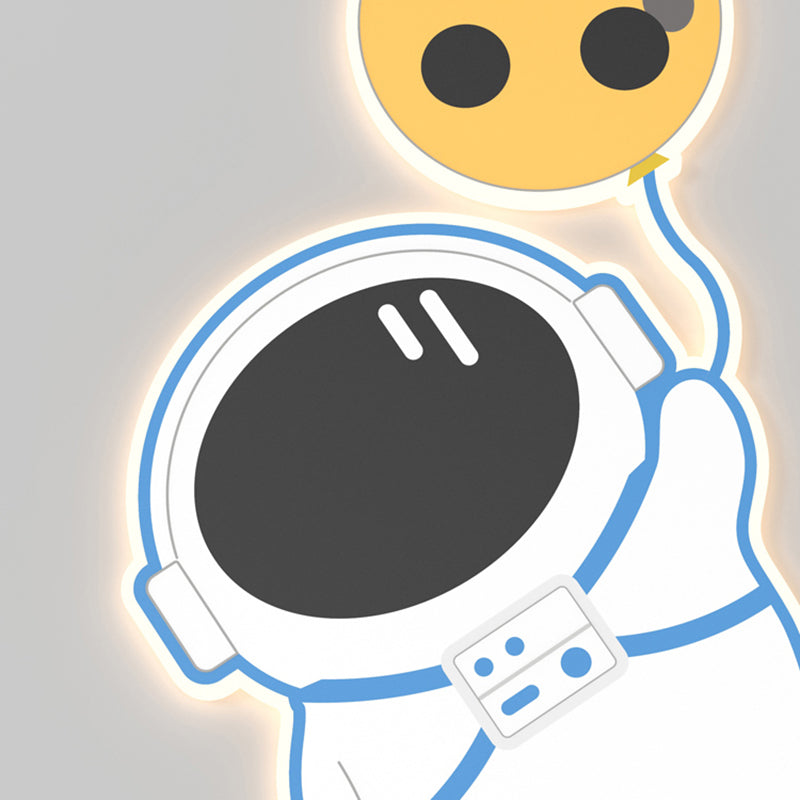 Stile per bambini a forma unica muro di metallo 1 luce da parete leggera luce