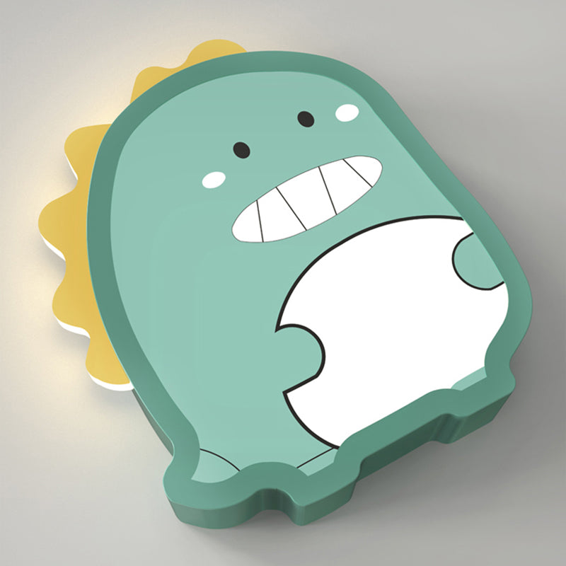 Stile per bambini a forma unica muro di metallo 1 luce da parete leggera luce