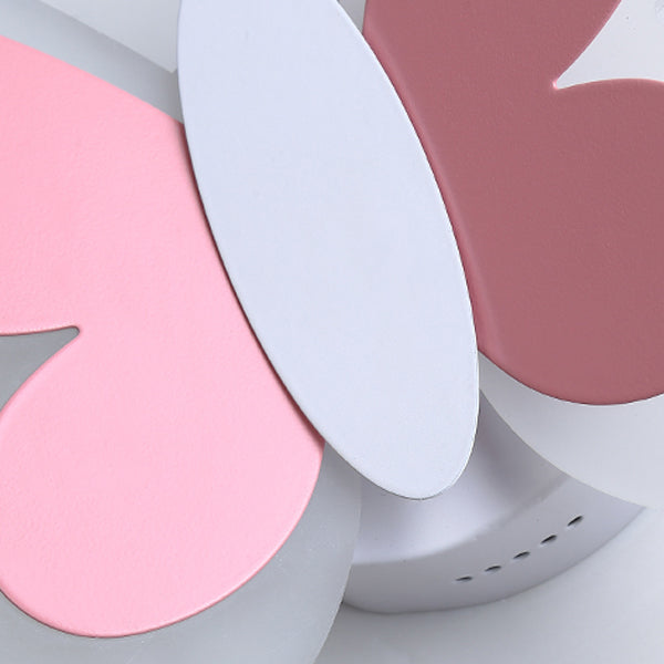 1 Light Butterfly Wall Sconce Modern Style Metal Wall Lighting for Bedroom