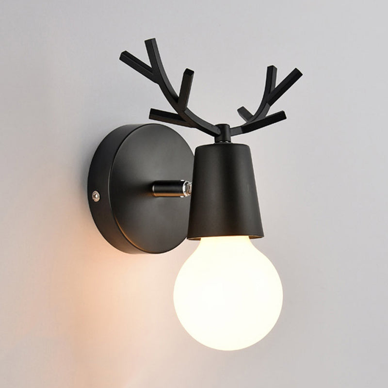 1-Light Unique Wall Sconce Modern Style Metal Wall Lighting for Dining Room