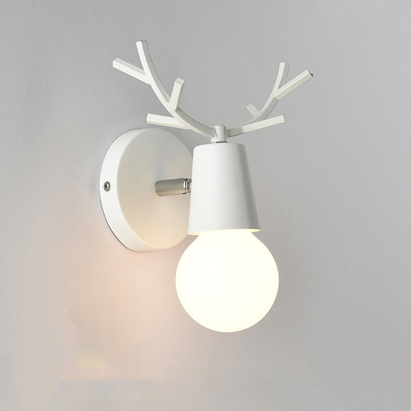 1-Light Unique Wall Sconce Modern Style Metal Wall Lighting for Dining Room