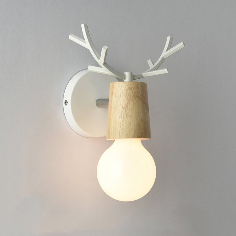 1-Light Unique Wall Sconce Modern Style Metal Wall Lighting for Dining Room