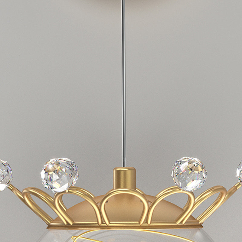 Ball Shape Glass Wall Light Modern Style Multi Lights Wall Mount Light