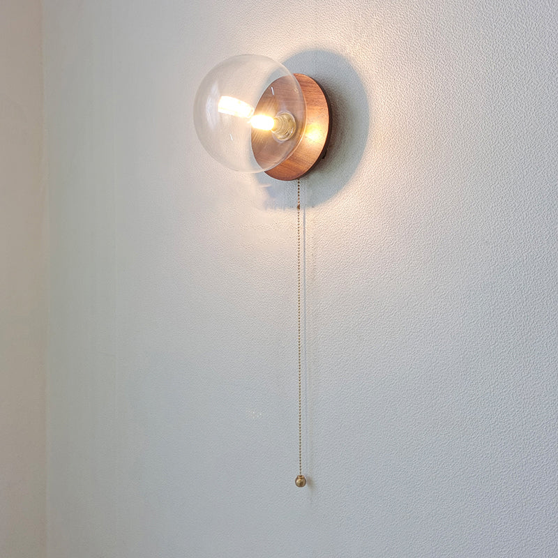 Luz de pared de bola de vidrio Luz de luz de estilo moderno Luz de pared para sala de estar para sala de estar