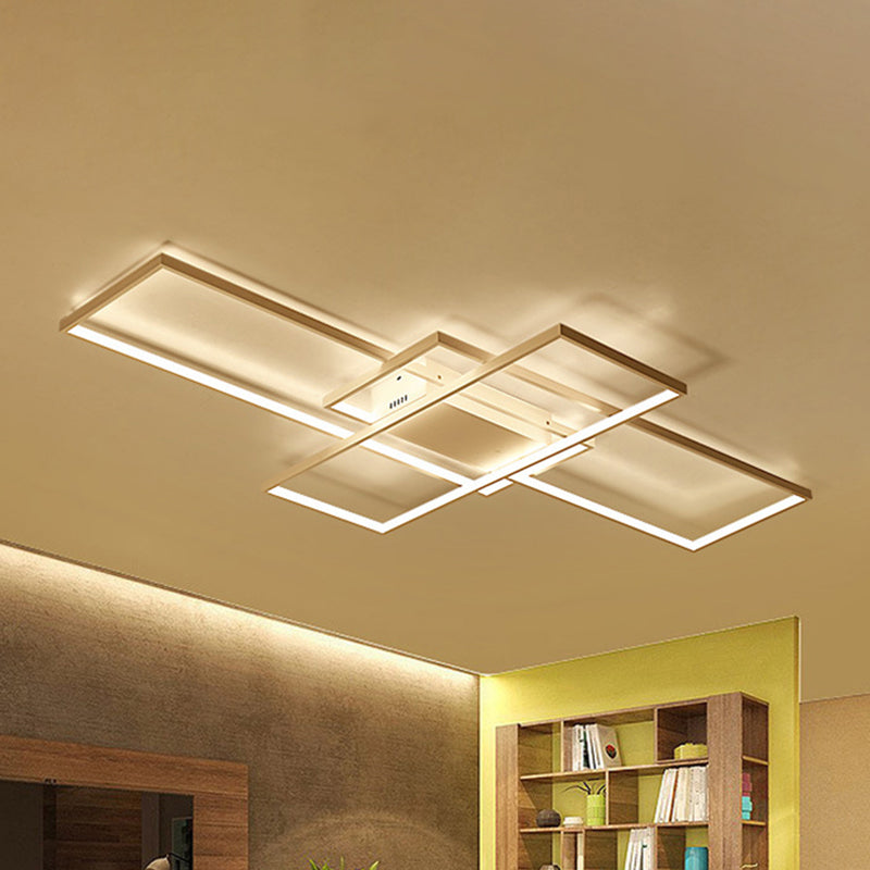 Rechthoekig inbouwmodernisme acryl LED wit inbouwlichtarmatuur in warm/wit/natuurlijk licht