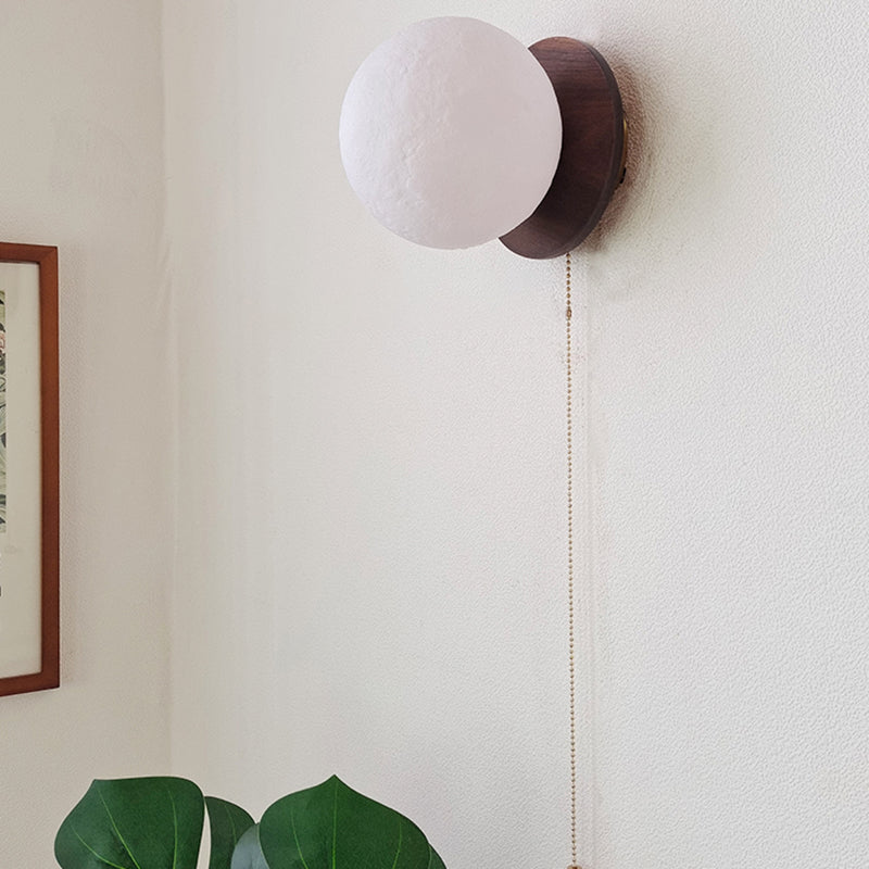 Luz de pared de bola de vidrio Luz de luz de estilo moderno Luz de pared para sala de estar para sala de estar