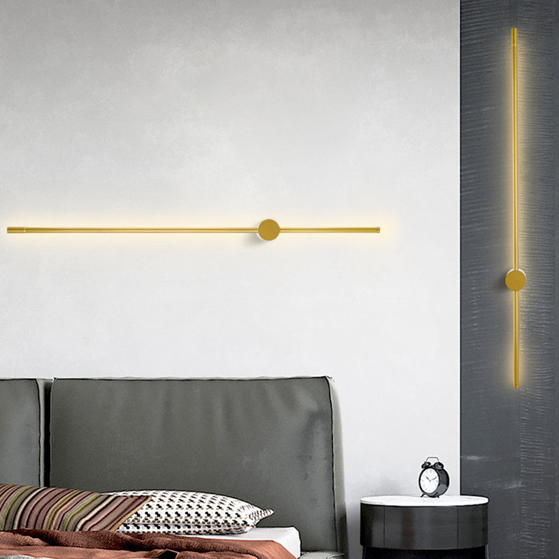 Minimalism Metal Wall Light Modern Style Linear Wall Light Sconce for Living Room