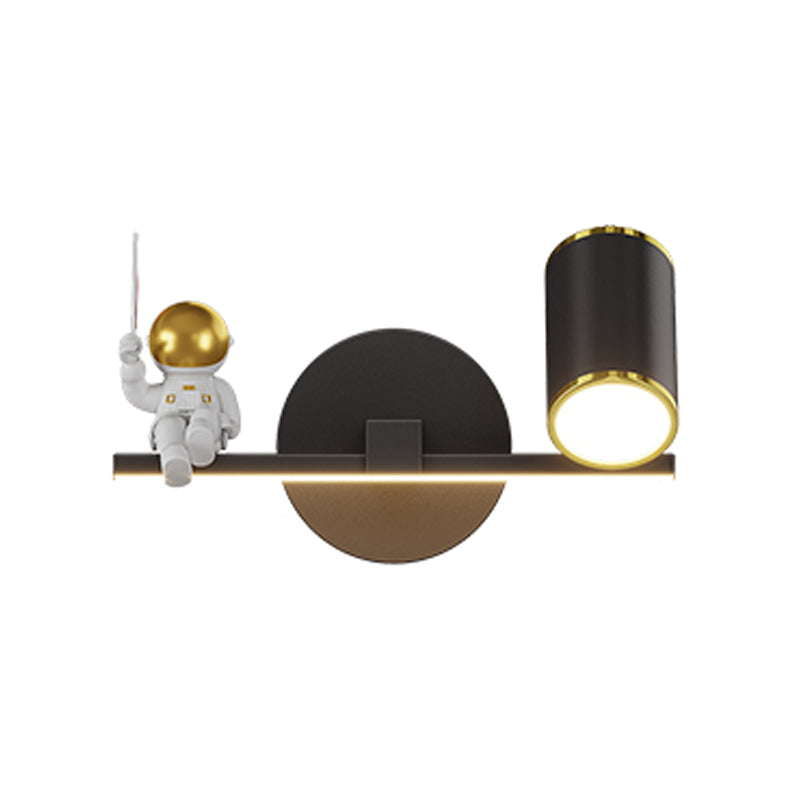 Geometry Shape Wall Lights Kids Style Metal 2 Light Wall Mount Lights