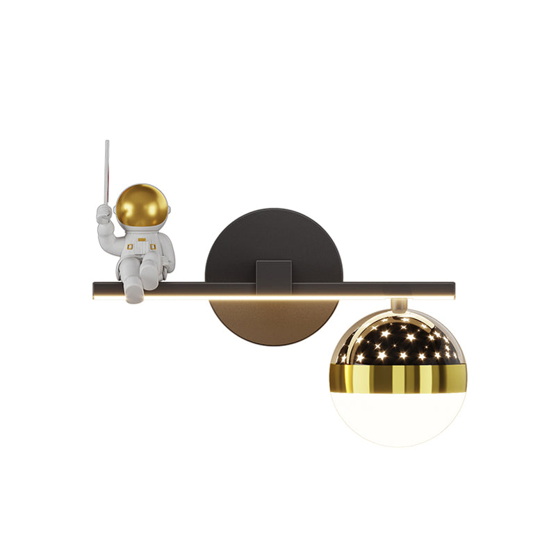 Geometry Shape Wall Lights Kids Style Metal 2 Light Wall Mount Lights