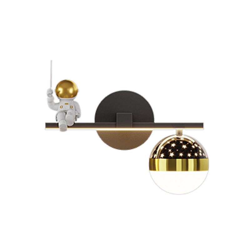 Geometry Shape Wall Lights Kids Style Metal 2 Light Wall Mount Lights