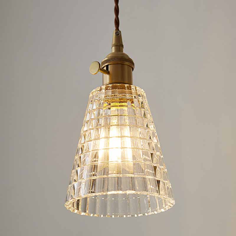 Apparecchiatura di illuminazione a sospensione in vetro Kit di luce a sospensione vintage per sala da pranzo