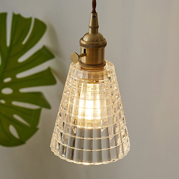 Apparecchiatura di illuminazione a sospensione in vetro Kit di luce a sospensione vintage per sala da pranzo