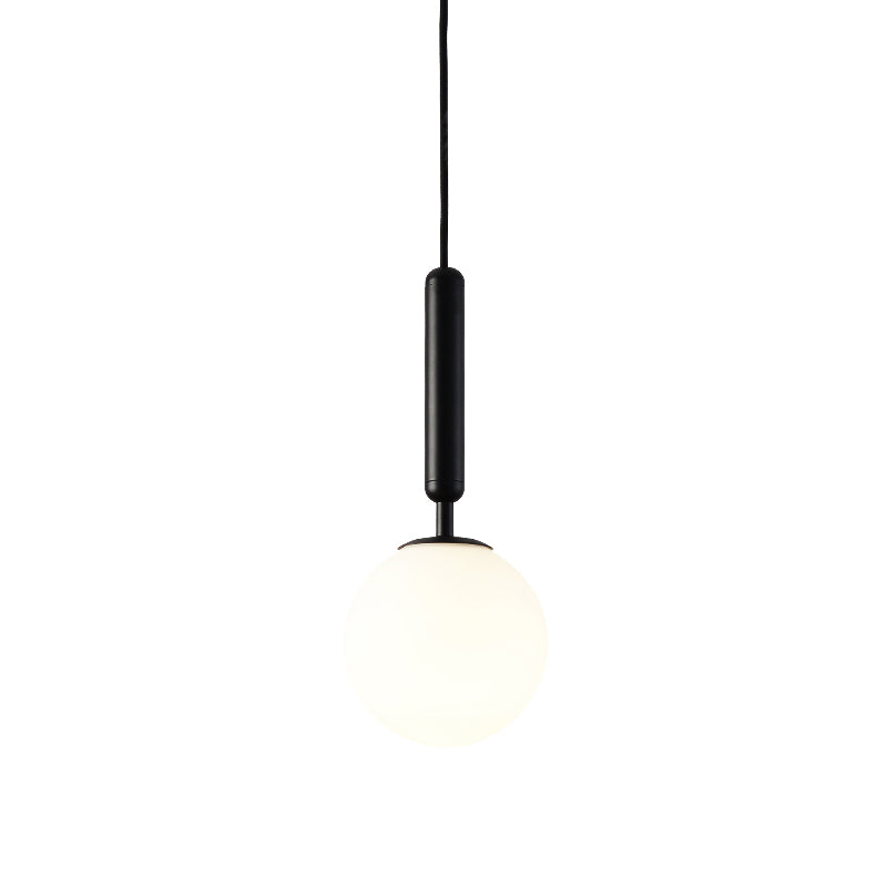 Global Glass Hanging Lamp Modern Dining Room Mini Pendant with 1 Light