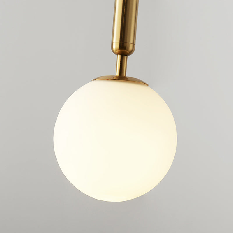 Global Glass Hanging Lamp Modern Dining Room Mini Pendant with 1 Light