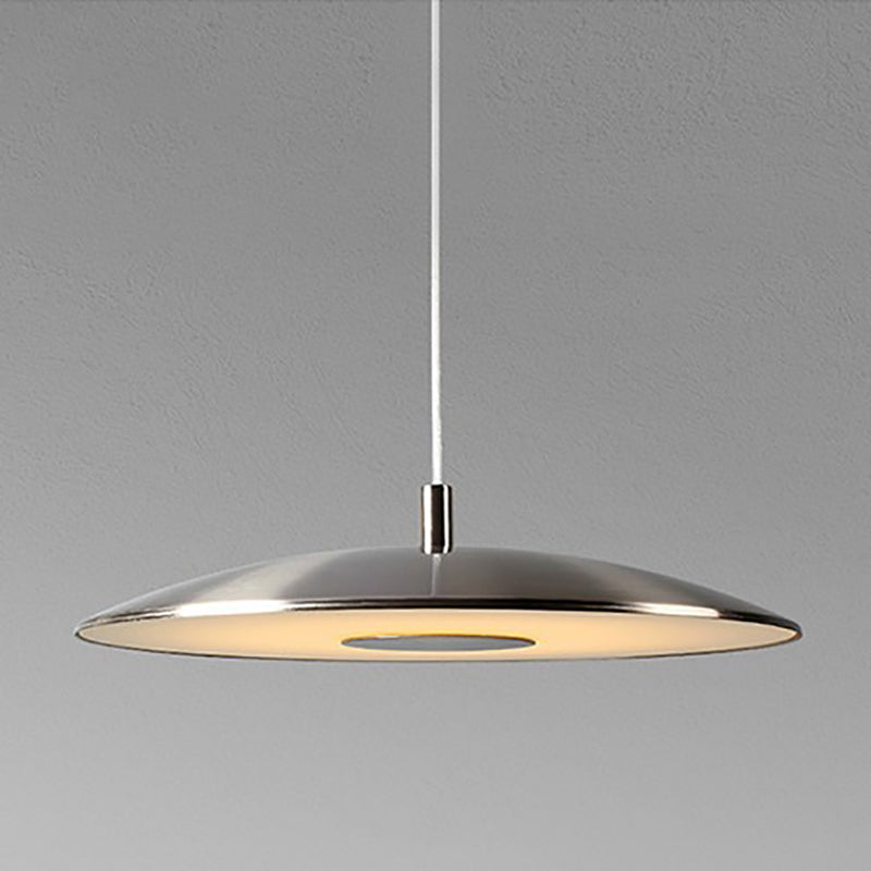 Disc Metal LED Hanging Pendant Light Minimalist Style Ceiling Pendant Light