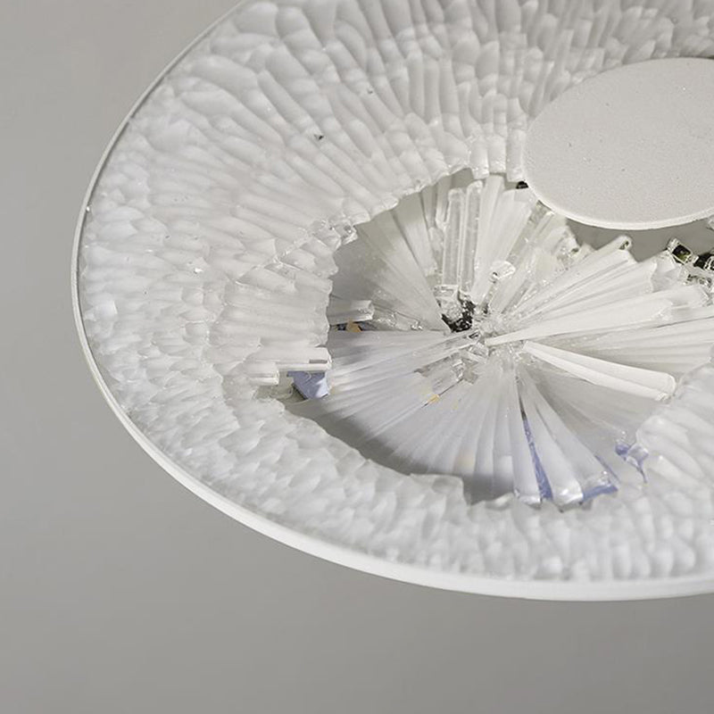 Disc Metal LED Hanging Pendant Light Minimalist Style Ceiling Pendant Light