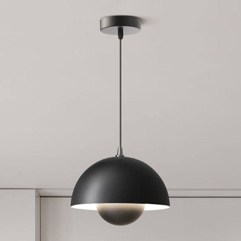 Metal Round Hanging Light Macarons nordiques 1 luminaires de suspension légère