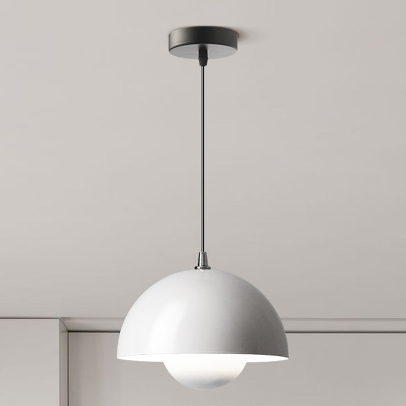 Metal Round Hanging Light Macarons nordiques 1 luminaires de suspension légère