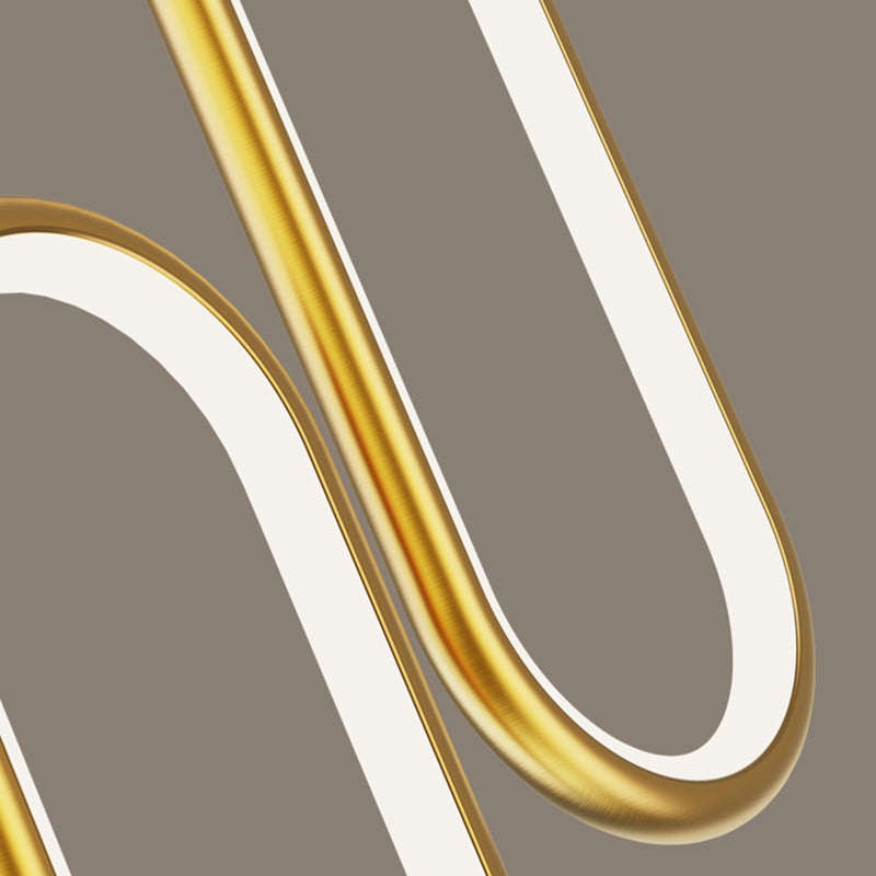 Oval Shape Metal Hanging Light Modern Style 1 Light Hanging Light Fixtures