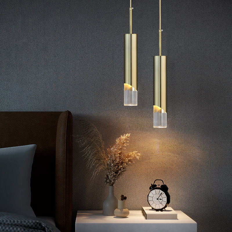 Geometric Shape Metal Hanging Light Modern Style Multi Lights Hanging Light Fixtures