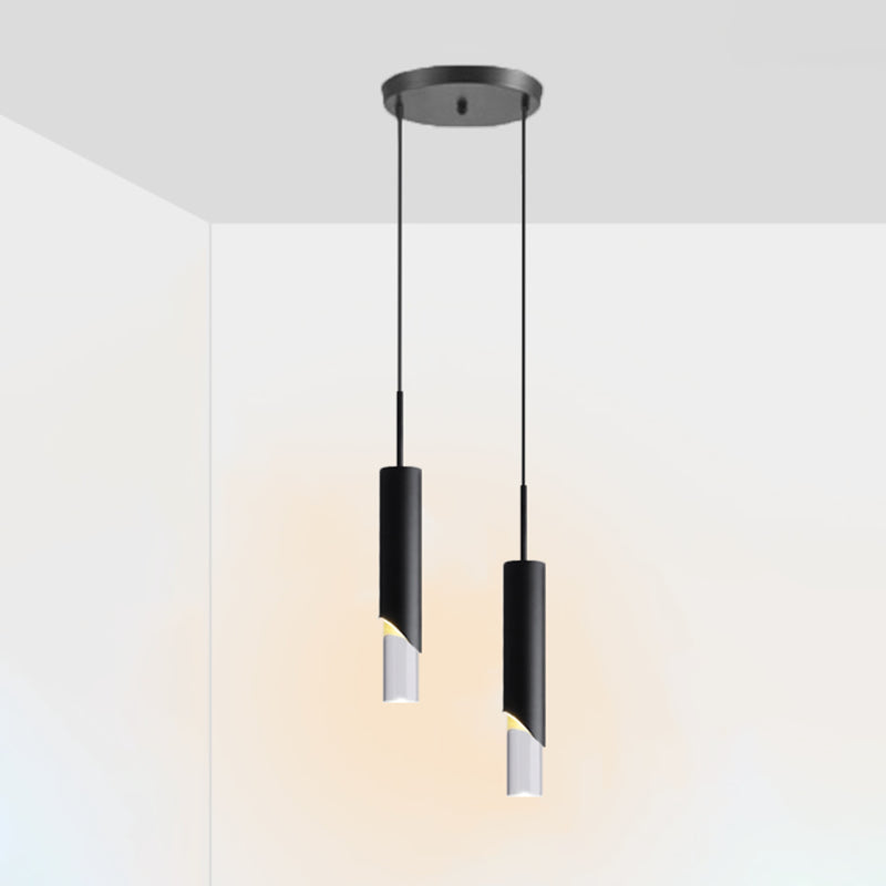 Geometric Shape Metal Hanging Light Modern Style Multi Lights Hanging Light Fixtures