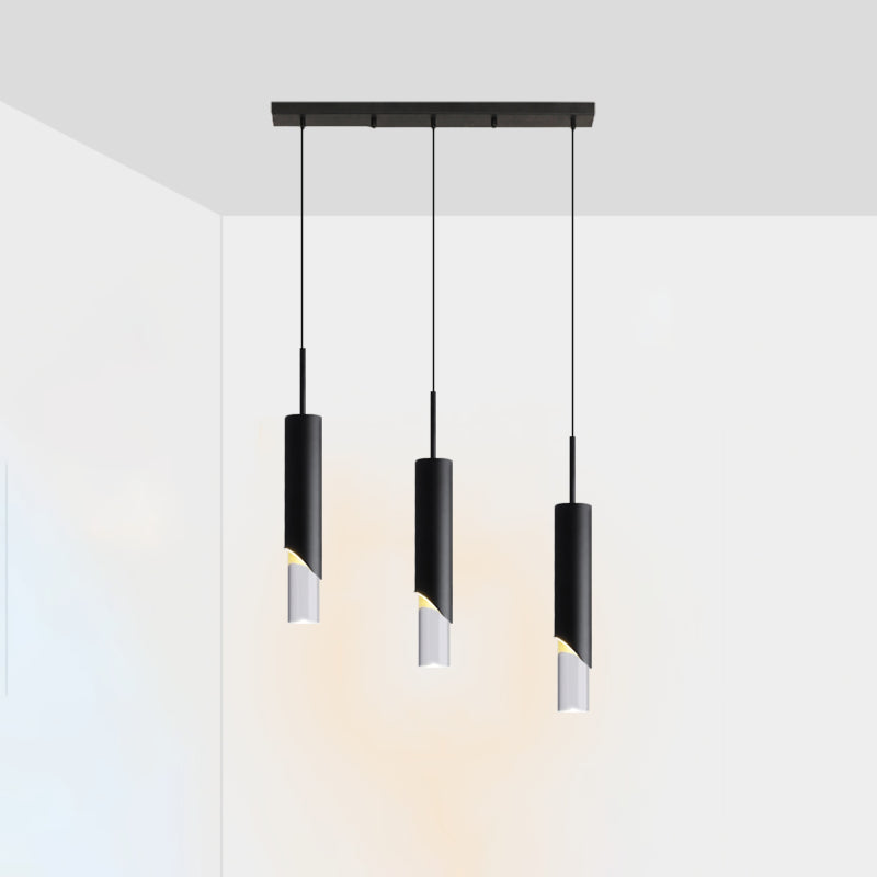 Geometric Shape Metal Hanging Light Modern Style Multi Lights Hanging Light Fixtures