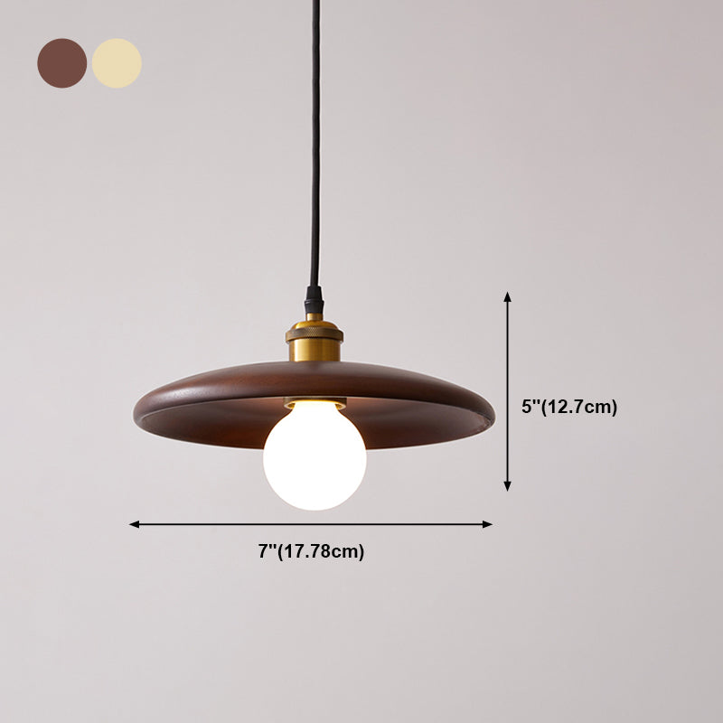 Simplicity Wooden Hanging Light Modern Pendant Lighting Fixture for Sitting Room