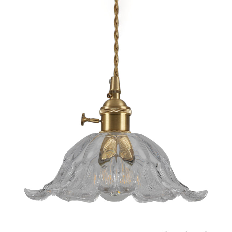 Modern Hanging Light Glass Shade Pendant Lighting Fixture for Sitting Room