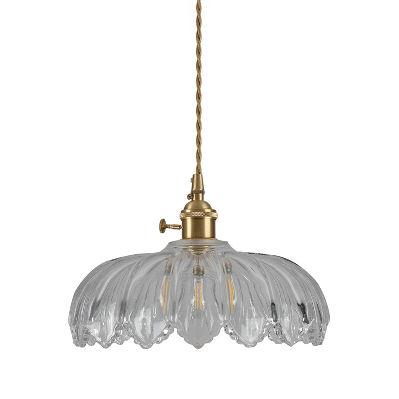 Modern Hanging Light Glass Shade Pendant Lighting Fixture for Sitting Room