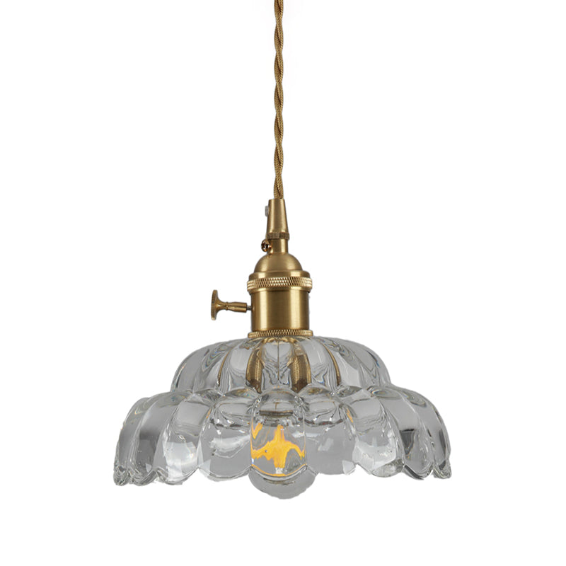 Modern Hanging Light Glass Shade Pendant Lighting Fixture for Sitting Room