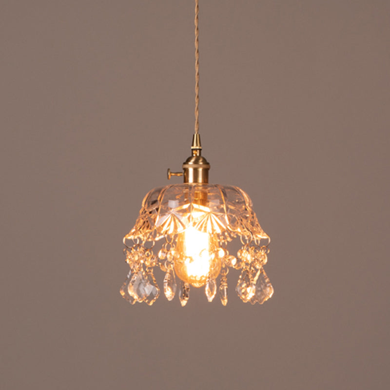 Modern Hanging Light Glass Shade Pendant Lighting Fixture for Sitting Room