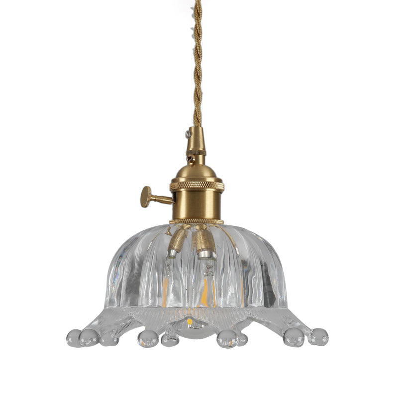 Modern Hanging Light Glass Shade Pendant Lighting Fixture for Sitting Room