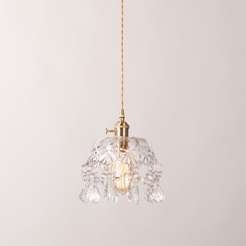 Modern Hanging Light Glass Shade Pendant Lighting Fixture for Sitting Room