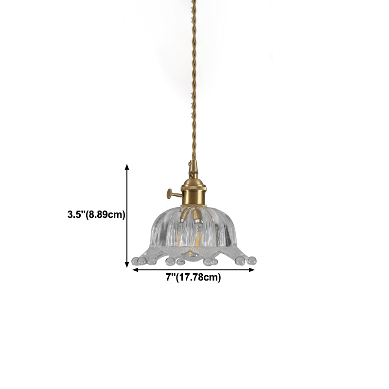 Modern Hanging Light Glass Shade Pendant Lighting Fixture for Sitting Room