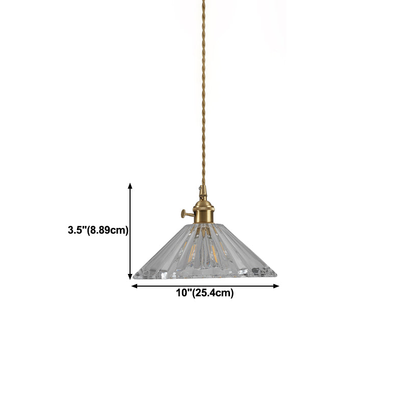 Modern Hanging Light Glass Shade Pendant Lighting Fixture for Sitting Room