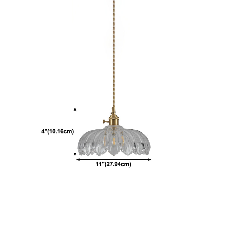 Modern Hanging Light Glass Shade Pendant Lighting Fixture for Sitting Room