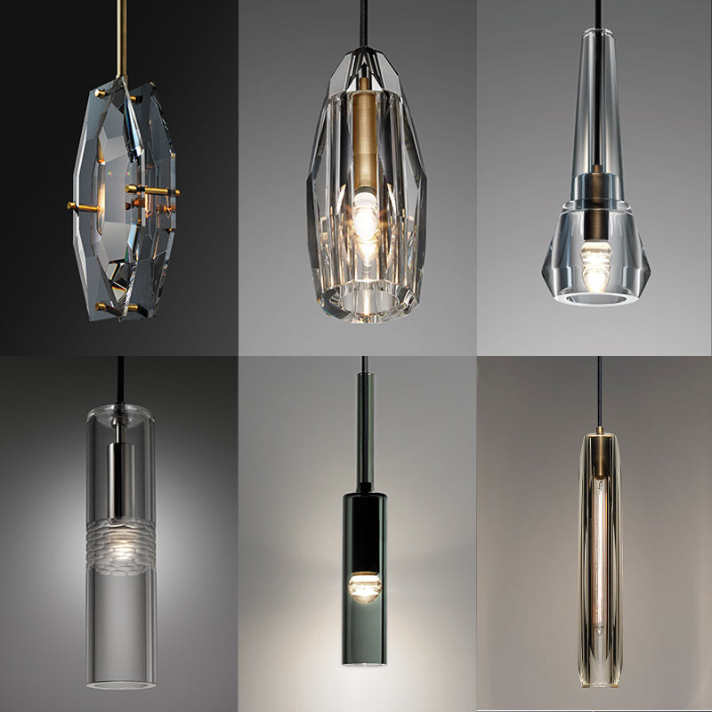 Moderner Stil hängend hängendes hängendes kreativer Kristall Anhänger Beleuchtung für Wohnzimmer