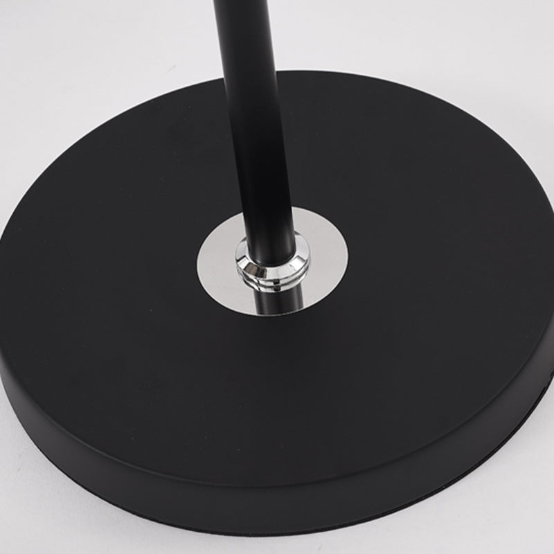 Lámpara de mancha de forma lineal moderna lámpara de mapas de 1 luces en negro