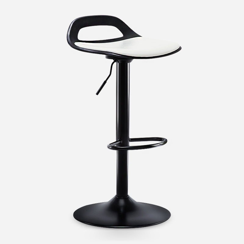 Industrial Style Bar Chair with Swivel Adjustable Height Metal Leg for Counter Bar