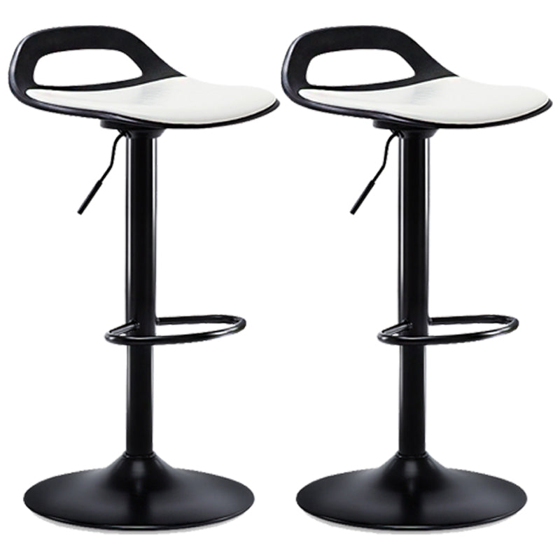 Industrial Style Bar Chair with Swivel Adjustable Height Metal Leg for Counter Bar