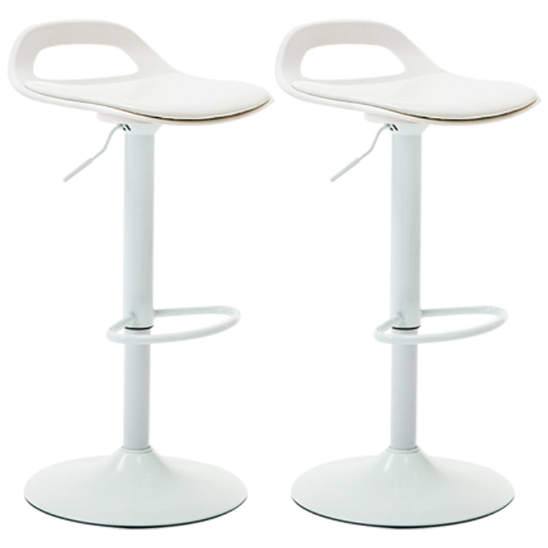 Industrial Style Bar Chair with Swivel Adjustable Height Metal Leg for Counter Bar