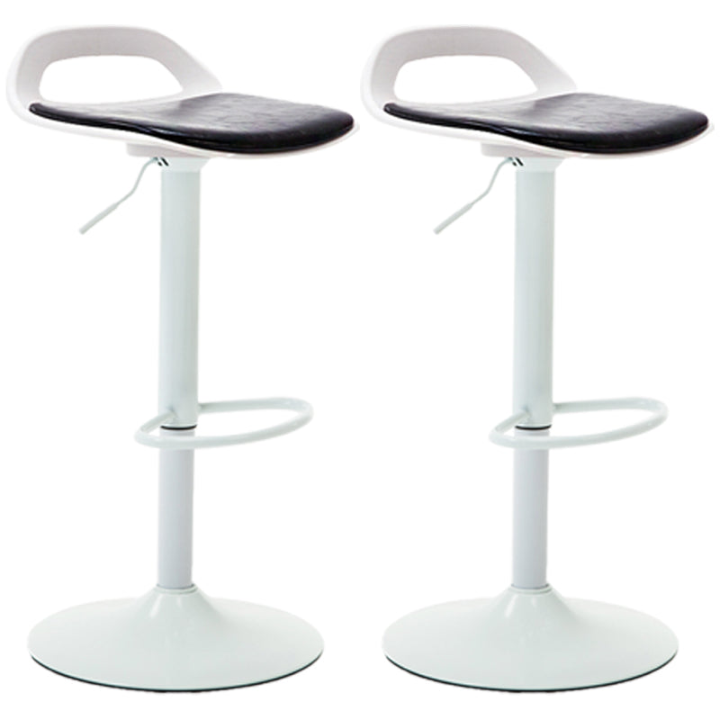 Industrial Style Bar Chair with Swivel Adjustable Height Metal Leg for Counter Bar