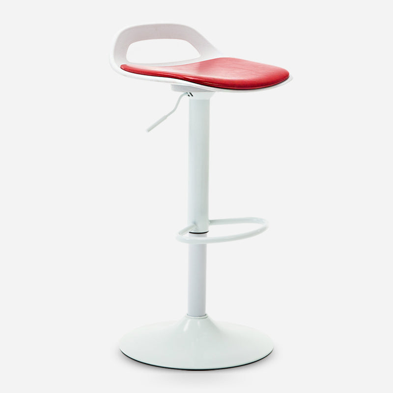 Industrial Style Bar Chair with Swivel Adjustable Height Metal Leg for Counter Bar