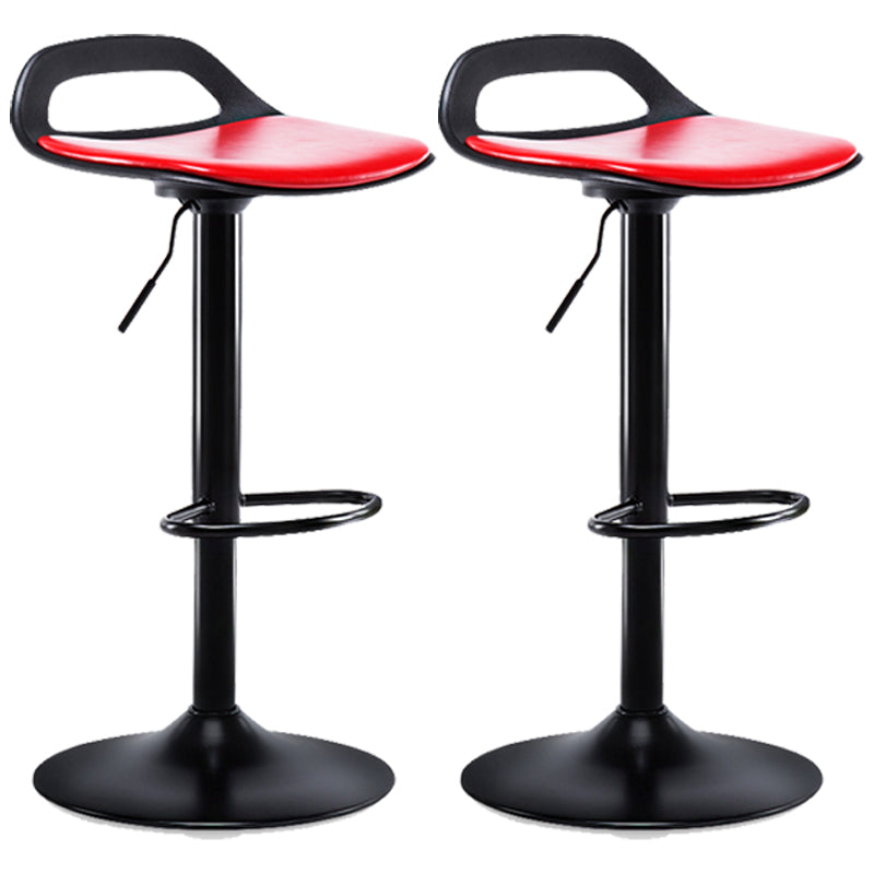 Industrial Style Bar Chair with Swivel Adjustable Height Metal Leg for Counter Bar