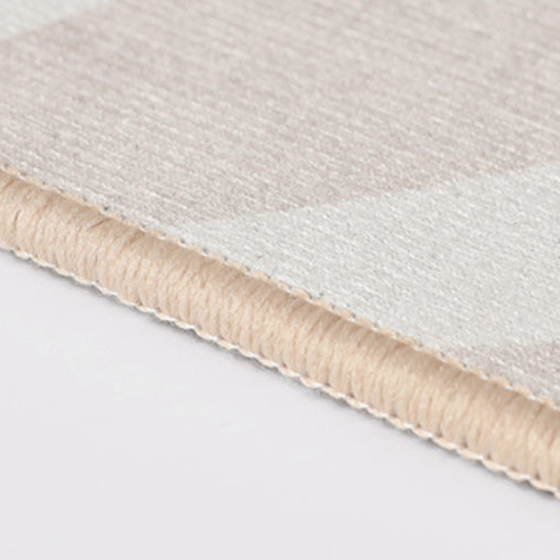 Orange zeitgenössischer Teppich Polyester abstrakter Farbstück Teppich Waschbar Teppich für Wohnkultur