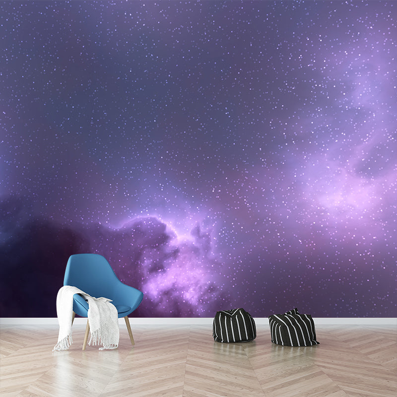 Environment Friendly Wall Mural Wallpaper Universe Sitting Room Wall Mural