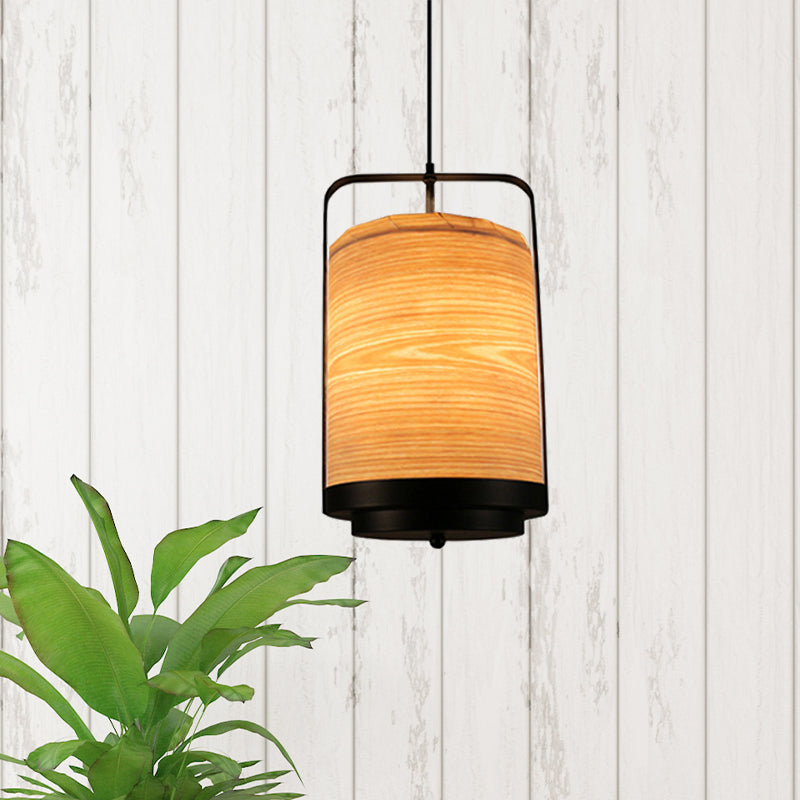 Lámpara colgante cilíndrica de tela moderna 1 Luz de luz colgante blanca/roja/roja/verde para comedor